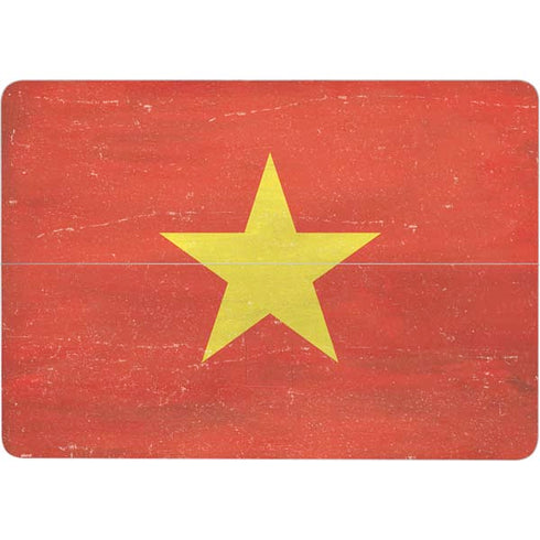 Vietnam Flag Distressed Surface Laptop Studio Skin